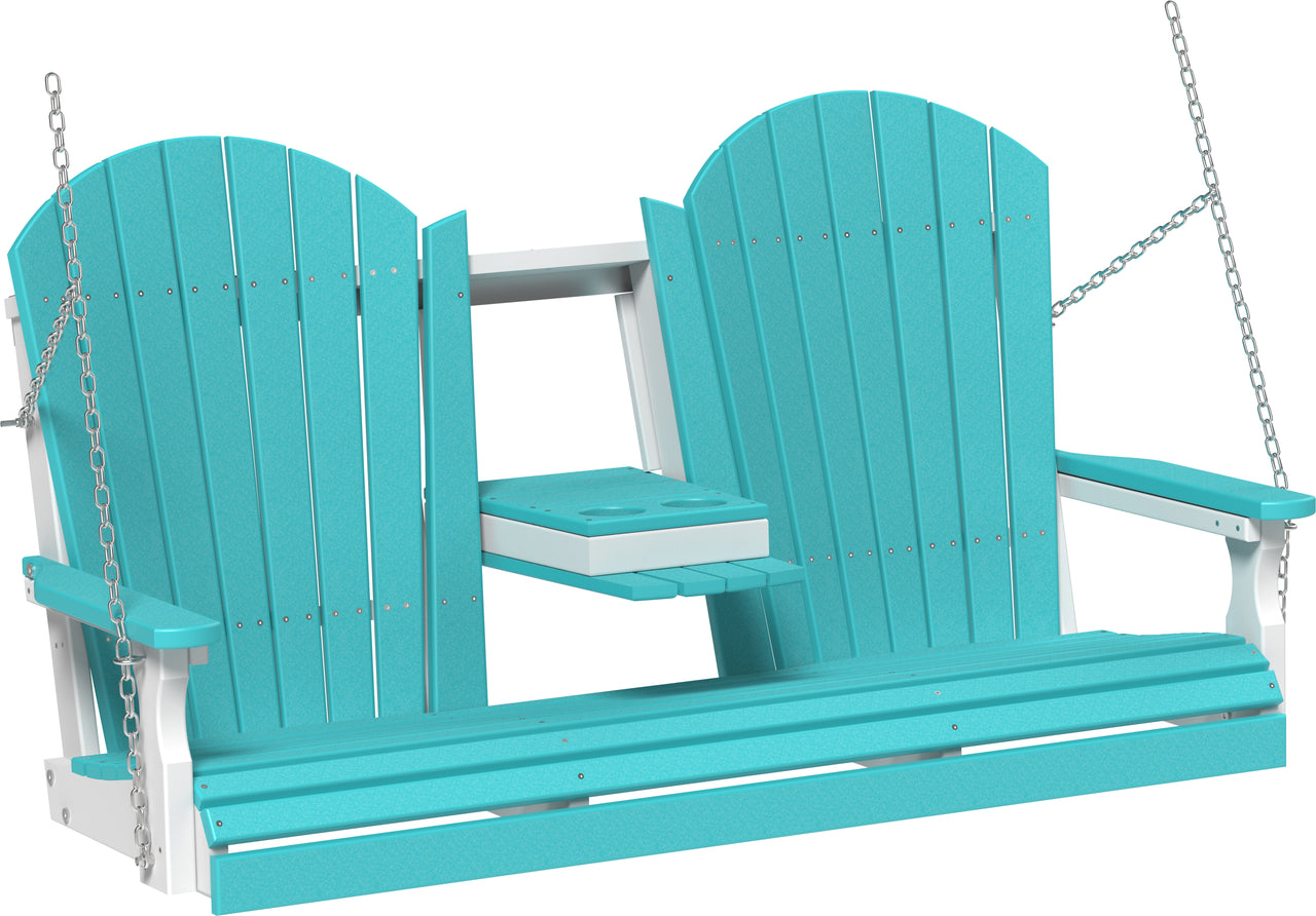 Recycled Plastic 5' Adirondack Outdoor Patio Swing